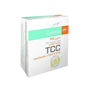 صابون گیاهی تی سی سی گلمر مناسب پوست های چرب و دارای آکنه 100 گرم Golmar TTC Soap For Oily And Acne Skins 100 