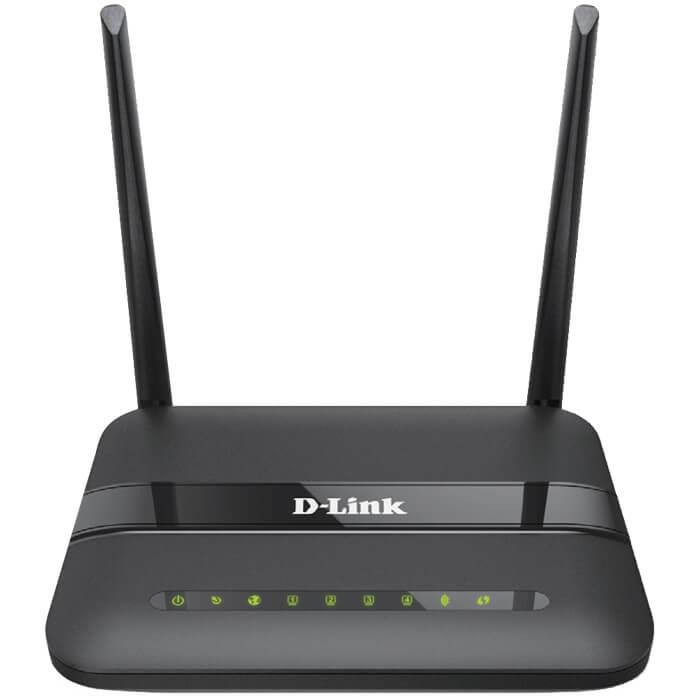 D-Link DSL-124 Wireless N300 ADSL2+ Modem Router