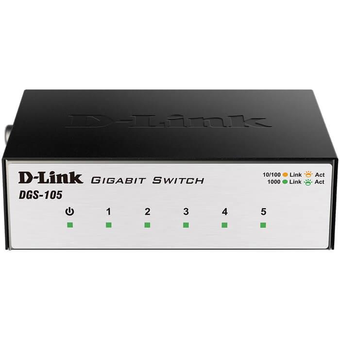 Switch: D-Link 5-Port Unmanaged DGS-105