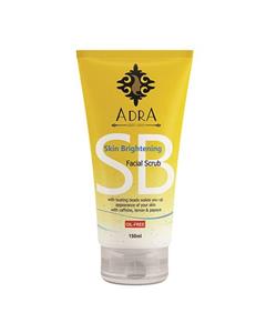 اسکراب تمیزکننده و روشن کننده پوست صورت آدرا حجم 150 میلی لیتر Adra Skin Brightening Facial Scrub 150ml