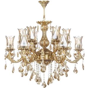 لوستر چشمه نور12 شعله کد S3574/6 Cheshmeh Noor S3574/6 Twelve  Flames Chandelier