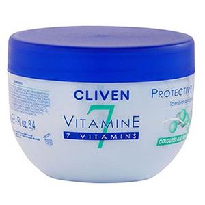 ماسک مو مخصوص موهای رنگ شده و تحت درمان کلیون مدل 7 Vitamine Protective Mask حجم 250 میلی لیتر