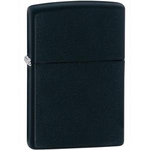 فندک زیپو مدل Regular Black Matte کد 218