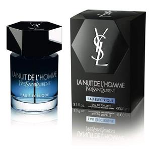 ادو تویلت مردانه لانکوم مدل La Nuit de L'Homme Eau Électrique حجم 100 میلی لیتر Yves Saint Laurent La Nuit de L Homme Electrique Eau De Toilette For Men 100ml