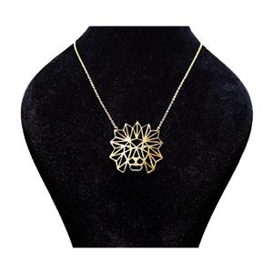 گردنبند نقره ووج مدل Lion Geometric