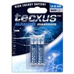 Tecxus Alkaline Battery Pack of 2