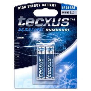 باتری نیم قلمی تکساس مدل Alkaline بسته 2 عددی Tecxus Alkaline Battery Pack of 2