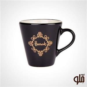 فنجان طرح Harrods (مشکی) 