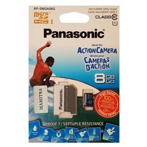 کارت حافظه رنگی Panasonic 8G کلاس 10 سرعت 100MB 