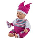 عروسک مدل BBFun Newborn Dress Magenta ارتفاع 43 سانتی متر