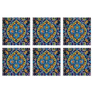 زیر لیوانی پارچه ای کد C1-42016 ست 6 عددی