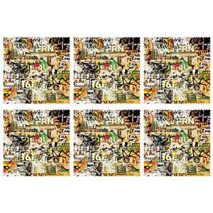 زیر بشقابی کد U1-42001 ست 6 عددی