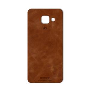 برچسب تزئینی ماهوت مدل Buffalo Leather مناسب برای گوشی Samsung A3 2016 MAHOOT Special Sticker for 