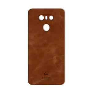 برچسب تزئینی ماهوت مدل Buffalo Leather مناسب برای گوشی LG G6 MAHOOT Buffalo Leather Special Sticker for LG G6