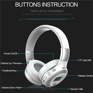 هدفون بلوتوثی زیلوت مدل B19 Zealot B19 bluetooth headphone