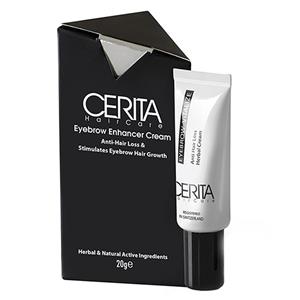 کرم تقویت کننده ابرو سریتا مدل vitalize حجم 20 گرم Cerita Eyebrow Vitalize Anti Hair Loss Herbal Cream 