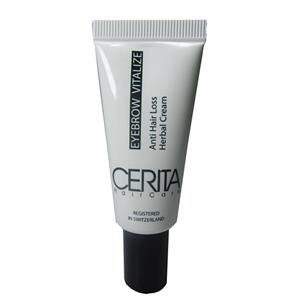کرم تقویت کننده ابرو سریتا مدل vitalize حجم 20 گرم Cerita Eyebrow Vitalize  Anti Hair Loss Herbal Cream