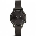 Komono Estelle Royale Black Silver Watch For Women