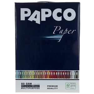 کاغذ 80 گرمی پاپکو سایز A4 Papco 80g Paper Size 