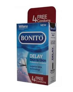 کاندوم تاخیری و نازک بونیتو Bonito Delay Skin to Skin 