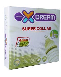  کاندوم فضایی اره ماهی ایکس دریم xdream SUPER COLLAR X Dream Super Collar Condom 1piece