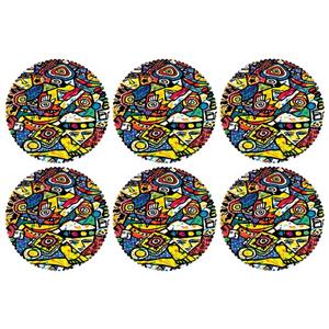 زیر بشقابی کد U2-42004 ست 6 عددی