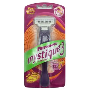 خودتراش 3 تیغه پرسونا مدل Mystique3 مخصوص بانوان Personna Mytique3 Shaving Razor With 3 Blades For Women