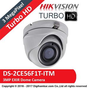 دوربین مداربسته آنالوگ دام هایک ویژن TurboHD مدل DS-2CE56F1T-ITM 