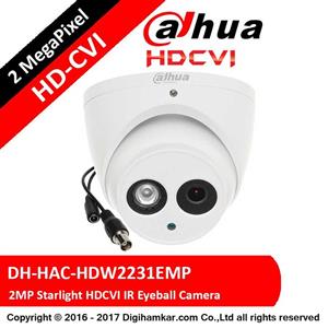 دوربین مداربسته آنالوگ دام داهوا استارلایت مدل DH-HAC-HDW2231EMP 