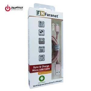 کابل دیتا Micro USB 2.0 فرانت به طول 1.2 متر Faranet Data Cable 1.2m 