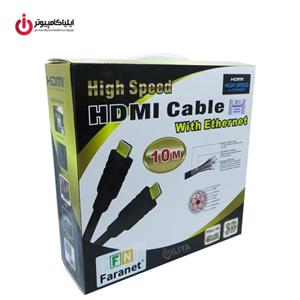 کابل HDMI 4K فرانت به طول 10 متر                                         Faranet 4k HDMI Cable 10m FARANET HDMI CABLE VER1.4 10M
