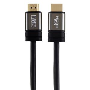 کابل2.0 HDMI  کی نت پلاس دارای تقویت کننده سیگنال 40m KNETPLUS HDMI 2.0 Cable 4K support with Signal Booster 40m