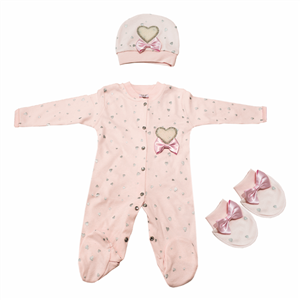 ست لباس نوزادی ادا بیبی مدل 7719Pink EdaBaby Baby Clothes Set 