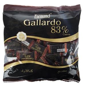 شکلات تلخ 83 درصد فرمند سری گالارد مقدار 330 گرم Farmand Gallardo 83 Percent Dark Chocolate 330gr