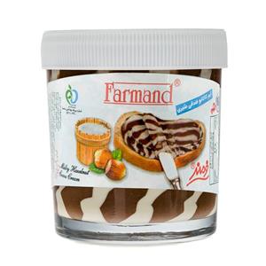 کرم کاکائو فندقی شیری فرمند مقدار 200 گرم Farmand Milky Hazelnut Cocoa Cream 200gr