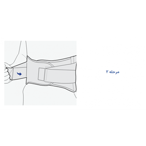 کمربند طبی پد دار منفذ دار پاک سمن 