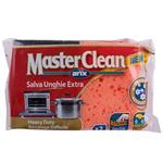 ابر و اسکاچ  ضد باکتری آریکس مدل Master Clean کد 12480 مجموعه 2 عددی