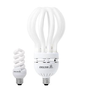 لامپ کم مصرف 105 وات دلتا مدل لوتوس پایه E27 به همراه لامپ 11 وات کم مصرف Delta 105W CFL Lotus Lamp E27