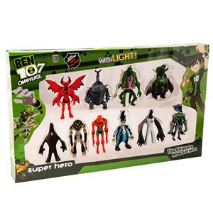 فیگور شخصیت های بن تن مدل Ben 10 Omniverse بسته 10 عددی