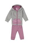 هودی و شلوار نخی نوزادی دخترانه Baby Girls Cotton Hoodie And Trousers