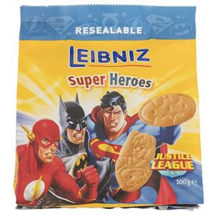 بیسکوییت بالزن سری لایبنیز مدل Super Heroes مقدار 100 گرم 