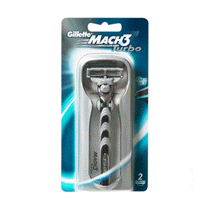 خود تراش ژیلت مدل Mach3 Turbo 2up همراه با 2 یدک 