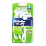 خودتراش ژیلت مدل Gillette Blue 3 Sensitive بسته 3 تایی  Gillette Blue3 Sensitive Razor Pack Of 3