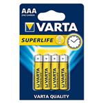 Varta Super Life AAA Battery Pack of 4