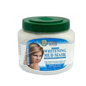 ماسک سفید کننده پوست هالیووداستایل مدلmud mask حجم 320 گرم 
