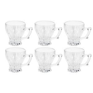 فنجان لیزا موری سری ورسای مدل LVE0302G6W  بسته 6 عددی Lisa Mori Versai LVE0302G6W Cup Pack of 6