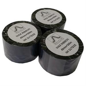 ریبون پرینتر لیبل زن نیک مدل WAX 40mm x 300m بسته 18 عددی Nick Label Printer Ribbon Pack Of 