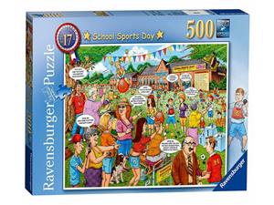 پازل 500 تکه راونز برگر مدل School Sports Day Ravensburger School Sports Day Puzzle 500 Pcs