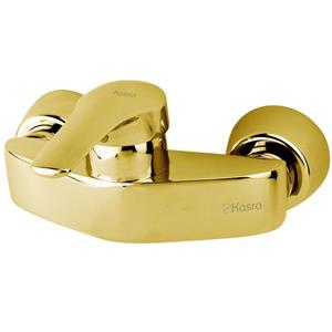 شیر توالت کسری مدل سزار طلایی Kasra gold sezar shower mixer