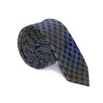 کراوات ابریشمی چهارخانه سرمه ای silk patterned navy tie